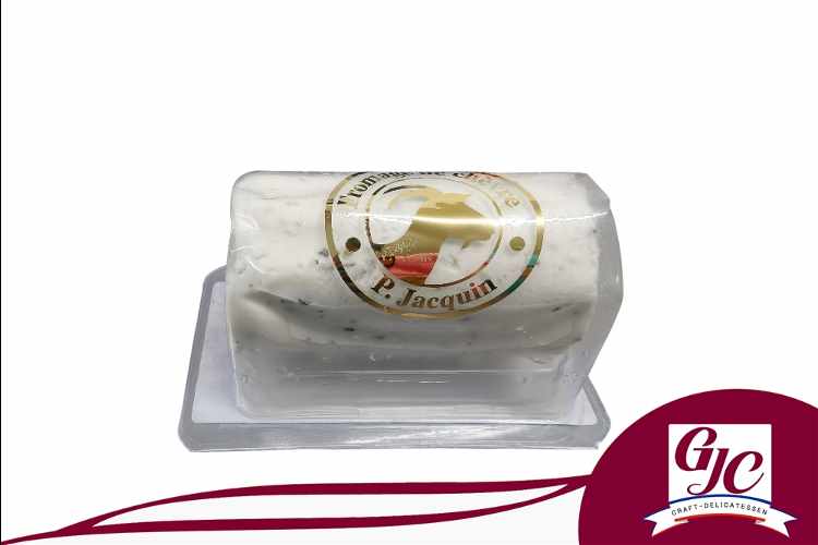 Goat cheese log with garlic and herbs