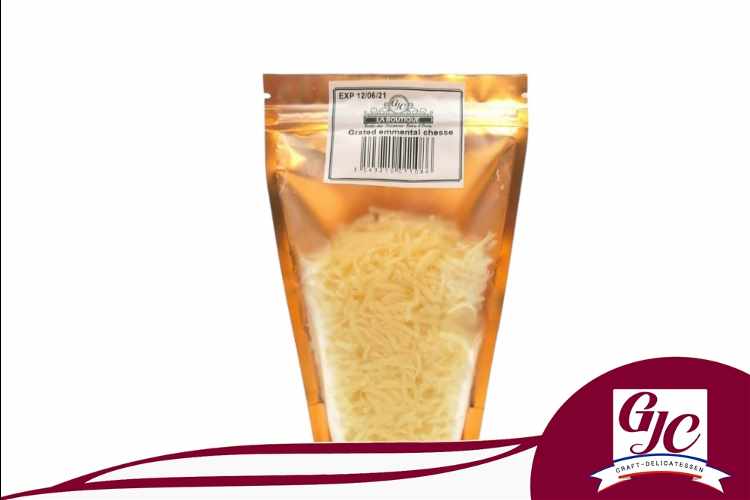 Grated Emmental cheese